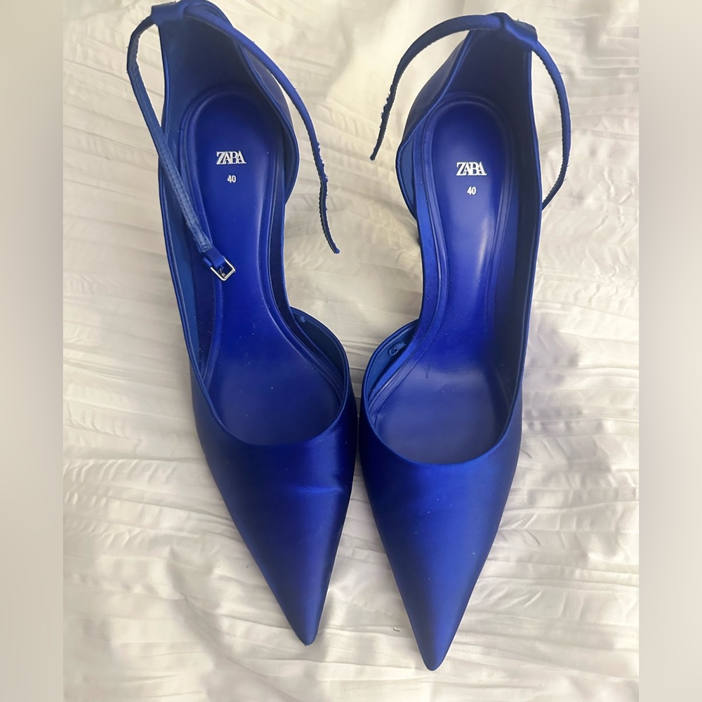 Royal blue Zara heels